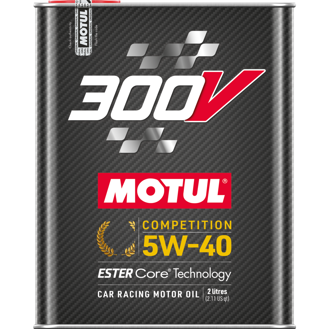 Huile moteur compétition Motul 300V 5w40 - 2L
