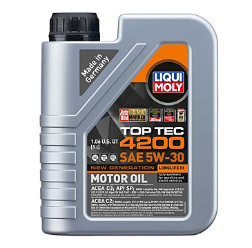 Liqui Moly Top Tec 4200 SAE 5W-30 Nouvelle Génération