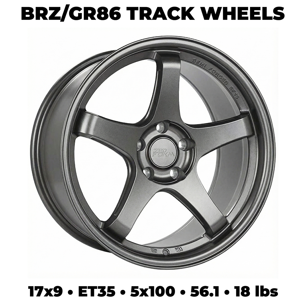 720 Form FF6 17x9 ET35 5x100 56.1 pour BRZ & GR86