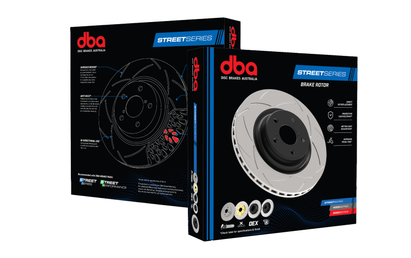 DBA 02-06 Toyota Camry SE/XLE Rear Slotted Street Series Rotor