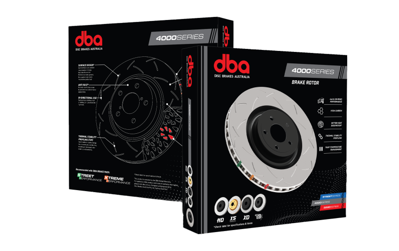 DBA 06-07 350Z / 05-07 G35 / 06-07 G35XFront Slotted 4000 Series Rotor