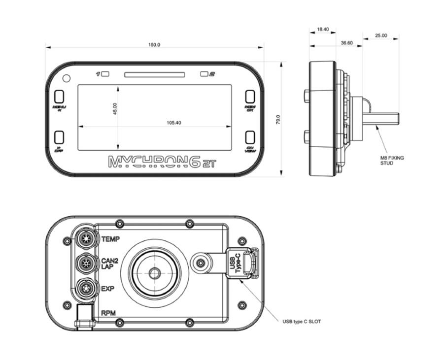 Aim MyChron6 Kart Lap Timer & Data Logger