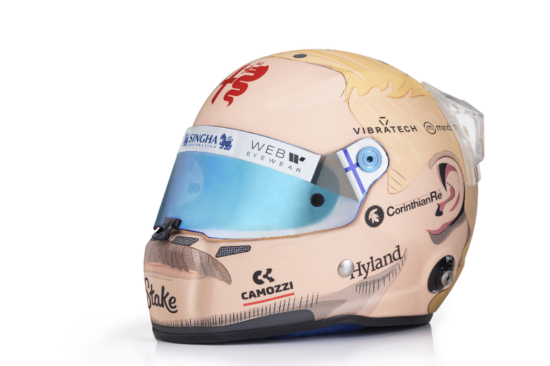 Valtteri Bottas, 2023 special Bahrain Test livery Stilo Mini Helmet