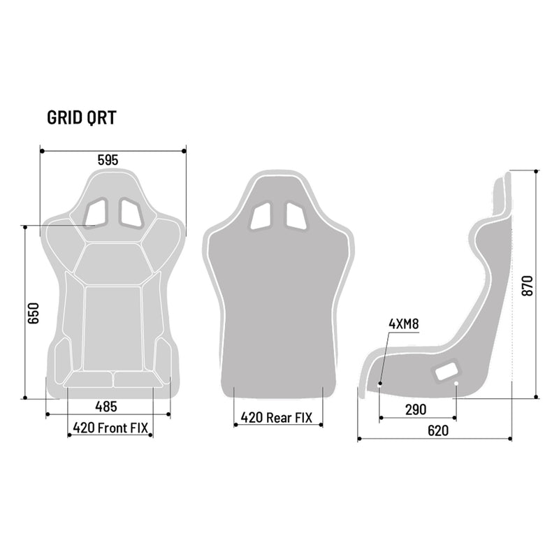 Sparco Grid-Q QRT Gaming/Simulator Seat