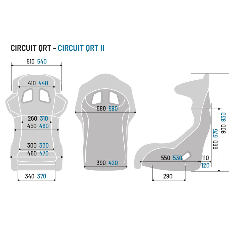 Siège Sparco Circuit II QRT