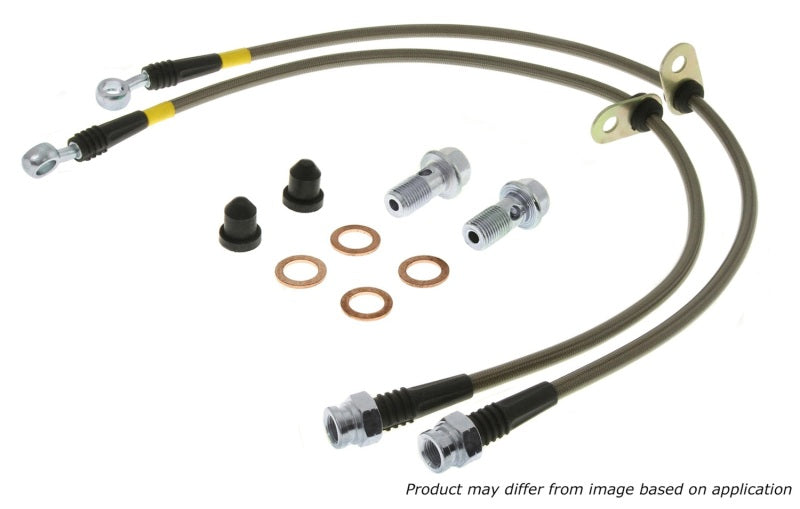 StopTech 02-05 Chevy Trailblazer Stainless Steel Front Brake Lines