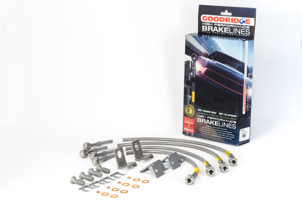 Goodridge 06-13 Chevrolet Corvette Z06/ZR1/Grand Sport Kit de lignes de frein en acier inoxydable
