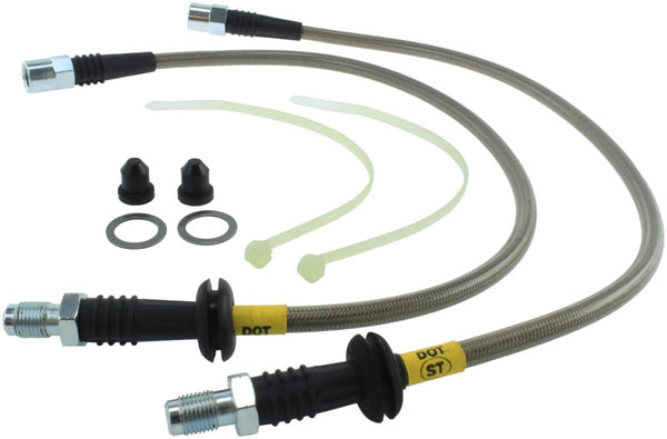 StopTech 96-02 BMW Z3 / 06-09 Z4 / 92-00 318i / 97-00 323 / 90-99 BMW 325/328 SS Conduites de frein avant