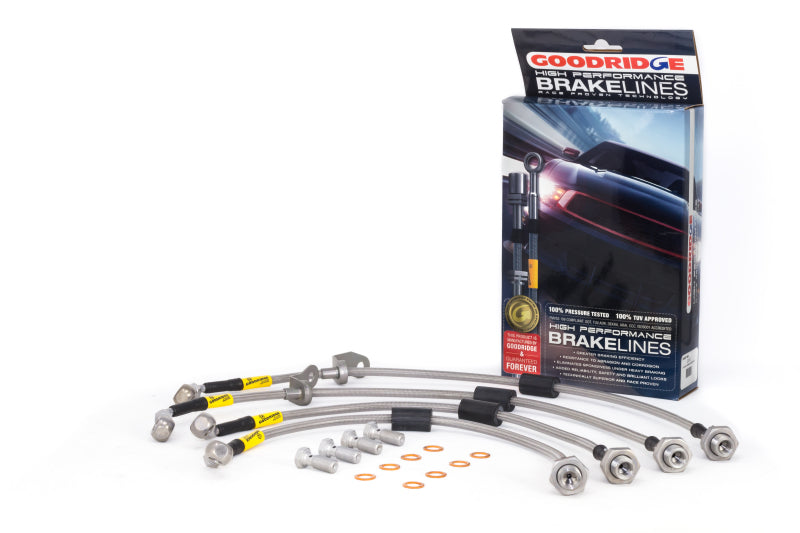 Goodridge 15-17 Hyundai Genesis Sedan AWD SS Brake Line Kit