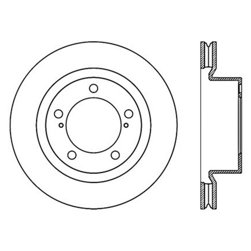 Disque de frein sport rainuré StopTech