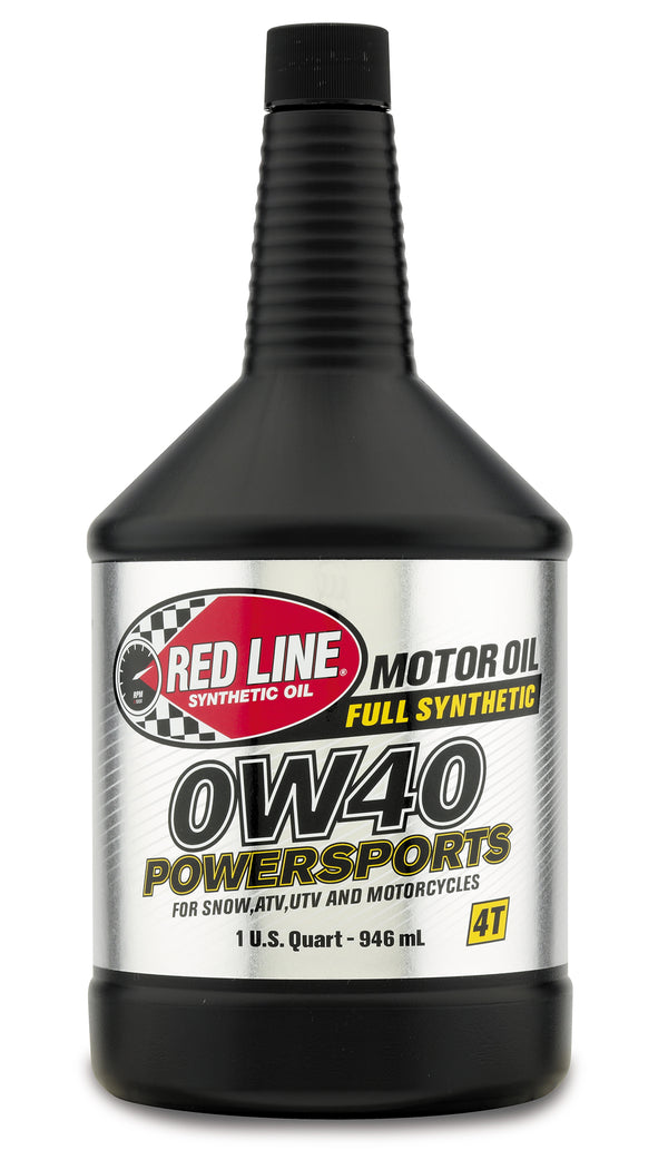Huile Powersports Red Line 0W40  quart