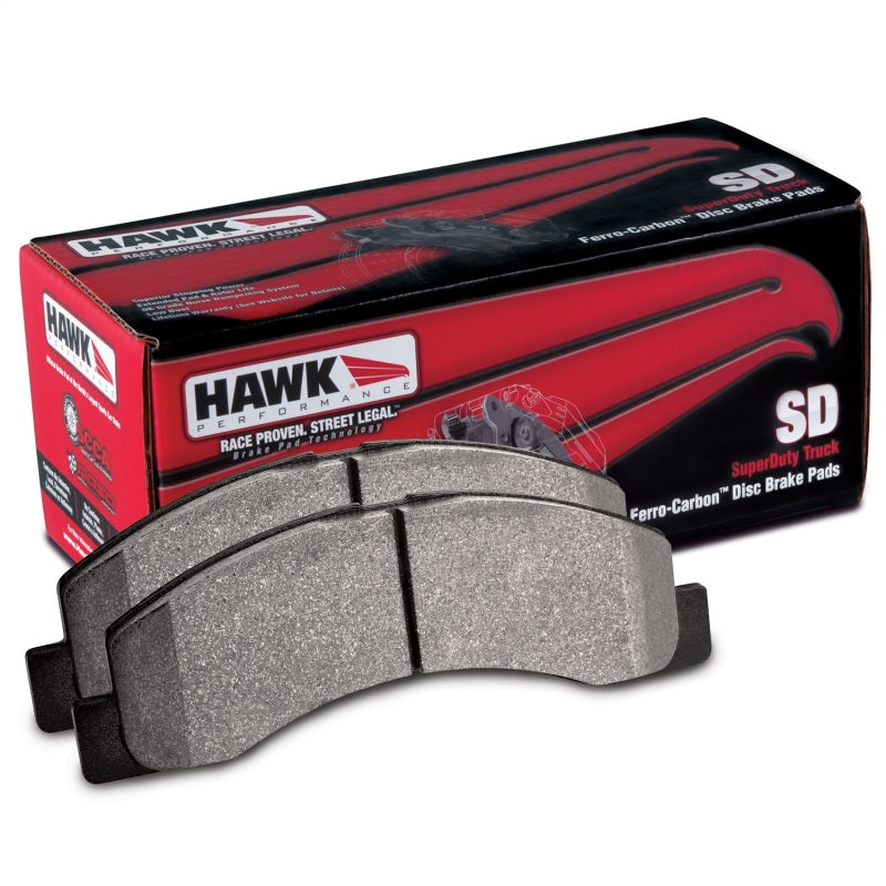 Hawk HB568P.666 07-08 Escalade 6.2 / 07-08 Avalanche Super Duty Rear Brake Pads