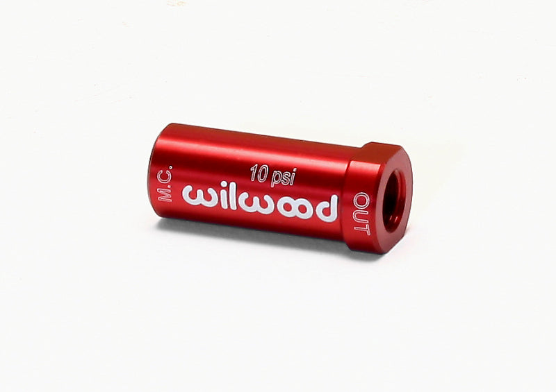 Valve de pression résiduelle Wilwood - Nouveau style 10