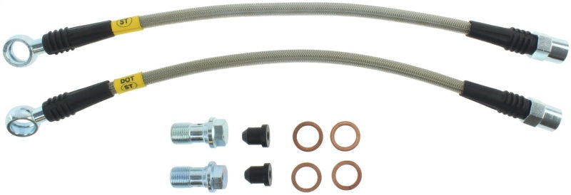 StopTech 07-08 Kit de conduite de frein arrière en acier inoxydable pour Audi RS4