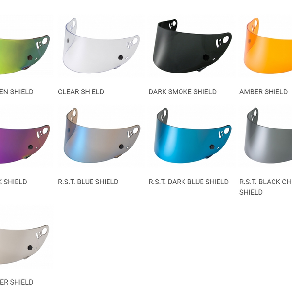 HJC Shields for SI-12 and AR-10 II helmets