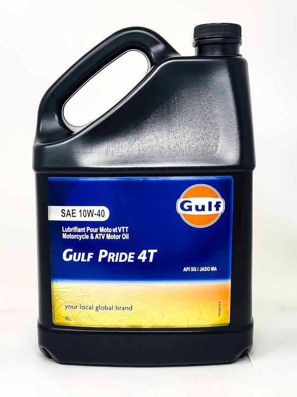 Gulf Pride 4T 10W40 Motor Oil - 4L
