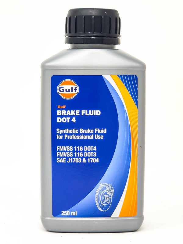 Gulf Super HD Dot 4 Brake Fluid - 250ml