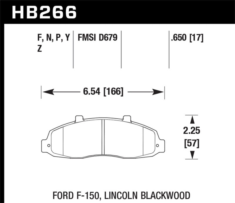 Plaquettes de frein Hawk Super Duty Street