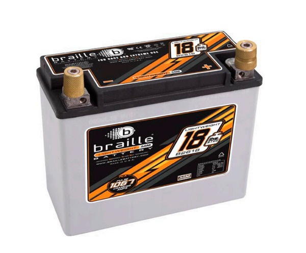 B2618 Batterie légère Braille AGM 18lbs/1168PCA