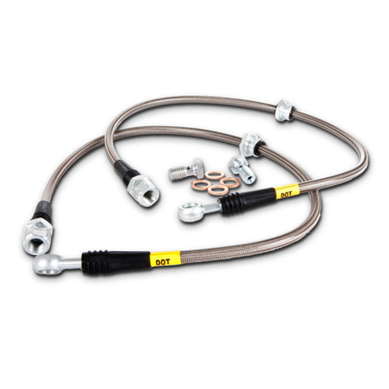 StopTech 95-99 Mitsubishi Eclipse Stainless Steel Front Brake Lines