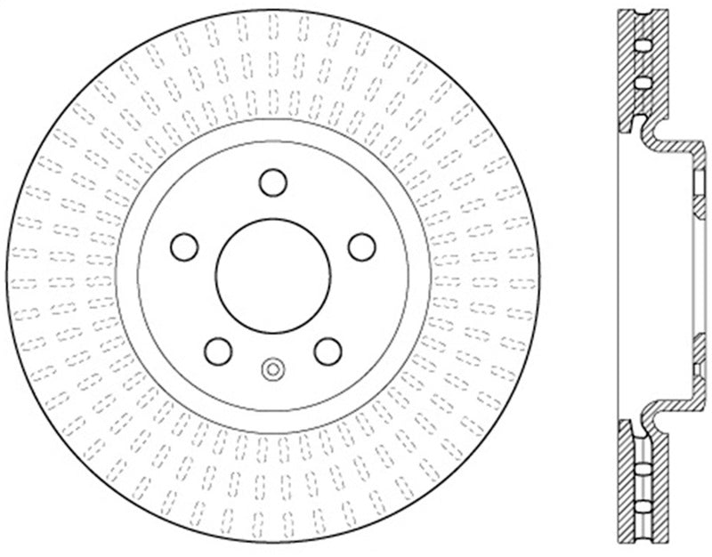 Disque de frein sport rainuré StopTech