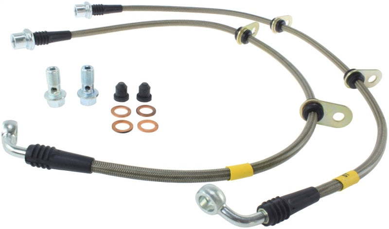 StopTech 12-15 Scion IQ Stainless Steel Front Brake Lines