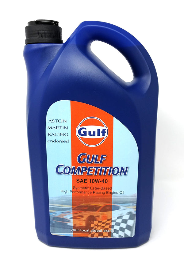 gulf competition 10w40 racing motor oil 5 liter bottle 