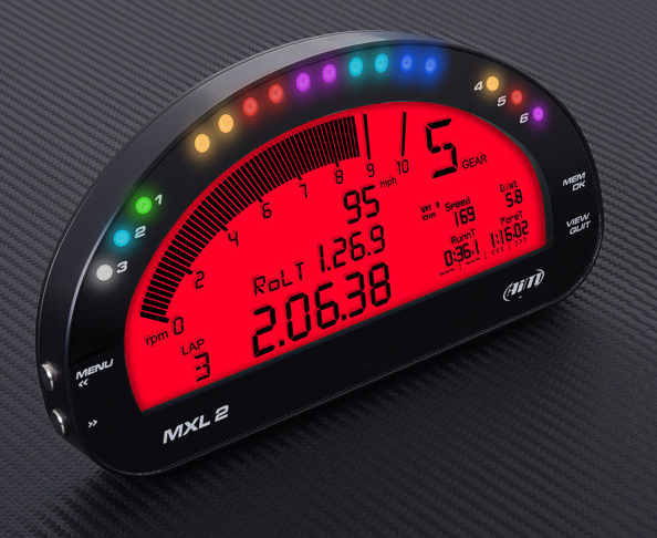 AiM MXL2 LCD Racing Dash Logger